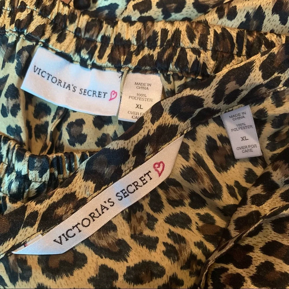 Victoria’s Secret Animal Print Silky Pajamas - Picture 4 of 11
